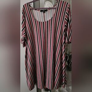 Women's Multi Color 3/4 Sleeve Tunic